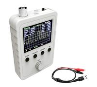 Oscilloscopio, Kit oscilloscopio digitale da 2,4", larghezza di banda 200 KHz con alimentatore e sonda for cavo BNC