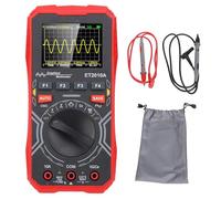 Oscilloscopio multimetro portatile 1 MHz Larghezza di ban 2,5 msps Visualizzazione digitale Display digitale Funzione di sonno automatico 2 in 1 mini oscilloscopio e multimetro