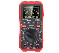 Oscilloscopio Multimetro Portatile Sospensione Automatica Larghezza di Banda 1 MHz Frequenza di Campionamento 2,5 Msps Mini Oscilloscopio 2,4 Pollici 2 in 1