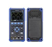 Oscilloscopio portatile, HDS2202S Oscilloscopio Digitale 2 Canali 200Mhz 1GSa/s Osiclloscopi USB Portatili 3in1 + Multimetro+Generatore di Forma d'onda