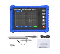 Oscilloscopio portatile leggero ad alte prestazioni - Frequenza di campionamento 2,5, larghezza banda 250 kHz/z, for il settore della ricerca educativa(Blue)