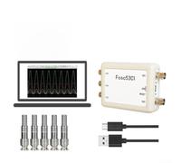 Oscilloscopio USB Fosc53C1 a 5 canali 1 MHz Campionamento ± 80 V Gamma Salvataggio automatico dei dati per test elettrici sul campo di laboratorio