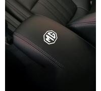 OscitY Auto Pelle Console Centrale CopriBraccioli, per MG ZS 2017-2022 bracciolo Centrale Confortevoli Impermeabile Car Protezione Accessori,B/Black Black