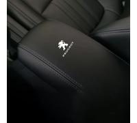 OscitY Auto Pelle Console Centrale CopriBraccioli, per Peugeot 308 2012-2015 bracciolo Centrale Confortevoli Impermeabile Car Protezione Accessori,B/Black Black