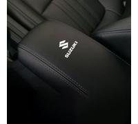 OscitY Auto Pelle Console Centrale CopriBraccioli, per Suzuki S-Cross bracciolo Centrale Confortevoli Impermeabile Car Protezione Accessori,B/Black Black