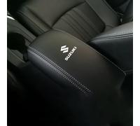 OscitY Auto Pelle Console Centrale CopriBraccioli, per Suzuki S-Cross bracciolo Centrale Confortevoli Impermeabile Car Protezione Accessori,C/Black Beige