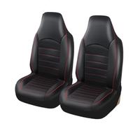 OscitY Auto Pelle Prima Dopo Set coprisedili, per BYD Atto 3 Sedile Traspirante Antiscivolo Confortevole Protezioni Interno Accessori,B/Black Red-2PCS