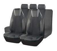 OscitY Auto Pelle Prima Dopo Set coprisedili, per Lynk & Co 01 Sedile Traspirante Antiscivolo Confortevole Protezioni Interno Accessori,A/Black-7PCS