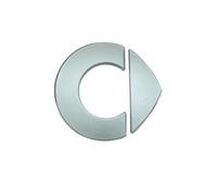 OscitY Auto Stemmi Decorazioni Emblema Adesivi, per Smart fortwo forfour 453 451 450 Logo Badge Car Styling Decorativo Accessorio,B