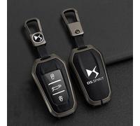 OscitY Auto Zinco Lega Chiavi Custodie, per DS ds7 ds5 ds6 ds9 New Energy ds3 4s 5LS Key Cover Impermeabile Resistente all'Usura AntiGraffio Protezione Accessori,A/Black-Gun Color