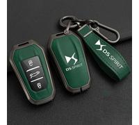 OscitY Auto Zinco Lega Chiavi Custodie, per DS ds7 ds5 ds6 ds9 New Energy ds3 4s 5LS Key Cover Impermeabile Resistente all'Usura AntiGraffio Protezione Accessori,C/Green-Gun Color