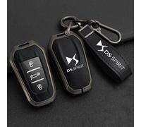 OscitY Auto Zinco Lega Chiavi Custodie, per DS ds7 ds5 ds6 ds9 New Energy ds3 4s 5LS Key Cover Impermeabile Resistente all'Usura AntiGraffio Protezione Accessori,A/Black-Gun Color