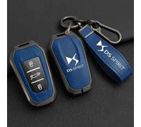 OscitY Auto Zinco Lega Chiavi Custodie, per DS ds7 ds5 ds6 ds9 New Energy ds3 4s 5LS Key Cover Impermeabile Resistente all'Usura AntiGraffio Protezione Accessori,D/Blue-Gun Color