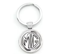 OscitY Auto Zinco Lega Portachiavi, per MG 3 5 6 7 GS HS ZS MG3 MG5 sostituire Chiavi Anelli Anti-smarrimento Personalizzato Moda Famiglia Regalo Car Accessori,A-F