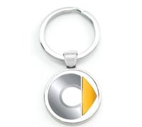 OscitY Auto Zinco Lega Portachiavi, per Smart fortwo forfour 453 451 450 sostituire Chiavi Anelli Anti-smarrimento Personalizzato Moda Famiglia Regalo Car Accessori,A-F