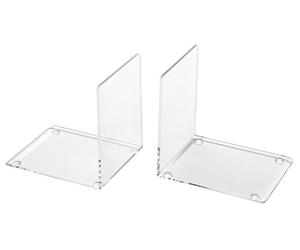 Osco ABE-2 Clear Acrylic Very Small Bookends