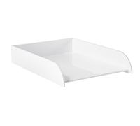 OSCO ASLT-OW Hi-Gloss Stacking Letter Tray - White