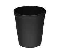 Osco BLACKPUWB29 Faux Leather Waste Bin - Black