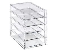 Osco Clear Acrylic 5 Drawer Chest A3278, TRANSPARENT