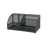 OSCO MD02-GTE Large Wiremesh Desk Organiser, Grafite (grande)