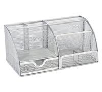 Osco - Organizer da scrivania, grande, in rete, resistente ai graffi, con cuscin
