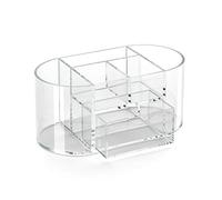 OSCO Organizer da scrivania in acrilico trasparente con cassetto