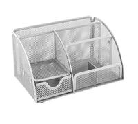OSCO Wiremesh Desk Organiser - Argento (piccolo)