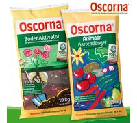 Oscorna Set: Attivatore Terreno 10,0 KG + Animalin 10,5 Giardino Fertilizzante