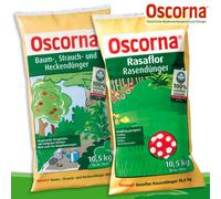 Oscorna Set: Rasaflor Prato+Albero Robusti & Siepi (Ogni 10,5 KG)