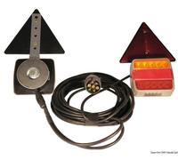Osculati Kit luci a LED per carrello traino fissaggio magnetico 4 funzioni