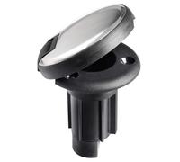 Basetta nera incasso cappuccio inox 3 contatti - 1 PZ Osculati - 11.000.24