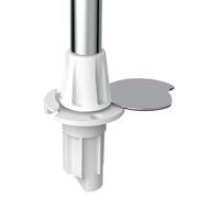 Osculati Asta Classic 360 gradi estraibile 60 cm con base bianca