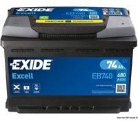 BATTERIA PER AUTO EXIDE EXCELL100AH 720A EN DI SPUNTO 12V OEM EB1000 POSITIVO DX