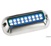 LUCE SUBACQUEA A LED BLU - FARETTO SUBACQUEO DA PLANCETTA BARCA OSCULATI