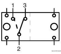Osculati 14.192.07 Interruttore On-On 2 Lampadine 12 V interruttori e magneto...