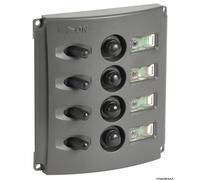 OSCULATI Pannello Elettrico fusibili Automatici Doppio LED