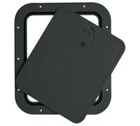 Portello estraibile nero 305 x 355 mm - 1 PZ Osculati - 20.302.23 - 2030223