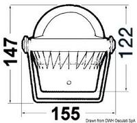 Osculati 25.008.00 Bussola Riviera 3" Bz2/Av bussole riviera da 3 80 mm