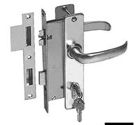 Osculati Serratura destra ottone cromato satinato 38.203.51DX