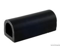 Profilo PVC nero 70 x 70 mm (barra 2 m) Bottazzo Parabordi Paracolpi - 1 PZ -