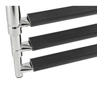 Osculati 49.540.04 Scaletta Inox Telescopica Larga 4 Gradini scalette pieghev...