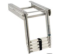 Scaletta inox a scomparsa 4 gradini - 1 PZ Osculati - 49.543.04 - 4954304