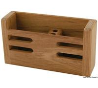 ARC Marine Unisex Teak Mobile/Porta Cellulare per Montaggio a Parete, Marrone, Small