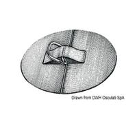 Osculati Anelli a “D” in acciaio inox con supporto in EPDM 66.006.00