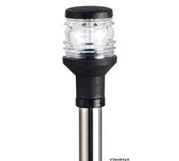 Osculati Asta e base inox a scatto Classic 11.161.00 luminosa 360° 60 cm ABS e acciaio 12V