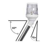 Osculati Asta estraibile fanale in asse bianco 60 cm