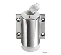 Osculati Basetta a parete inox cappuccio bianco 2 contatti