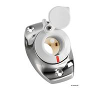 Osculati Basetta angolata a incasso inox cappuccio bianco 11.000.07 11.000.07