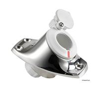 Osculati Basetta angolata a incasso inox cappuccio bianco 11.000.09 11.000.09