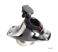 Osculati Basetta angolata a incasso inox cappuccio nero 11.000.10 11.000.10